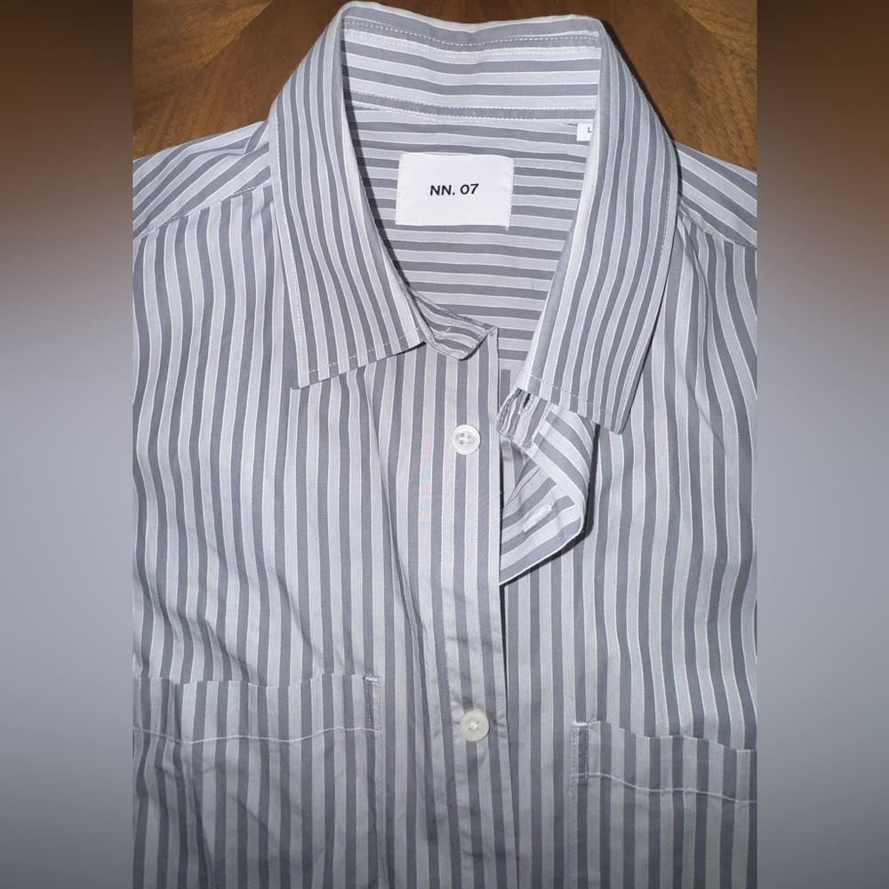 NN07 Freddy Men's Striped Button-Up Shirt - Picture 3 of 12